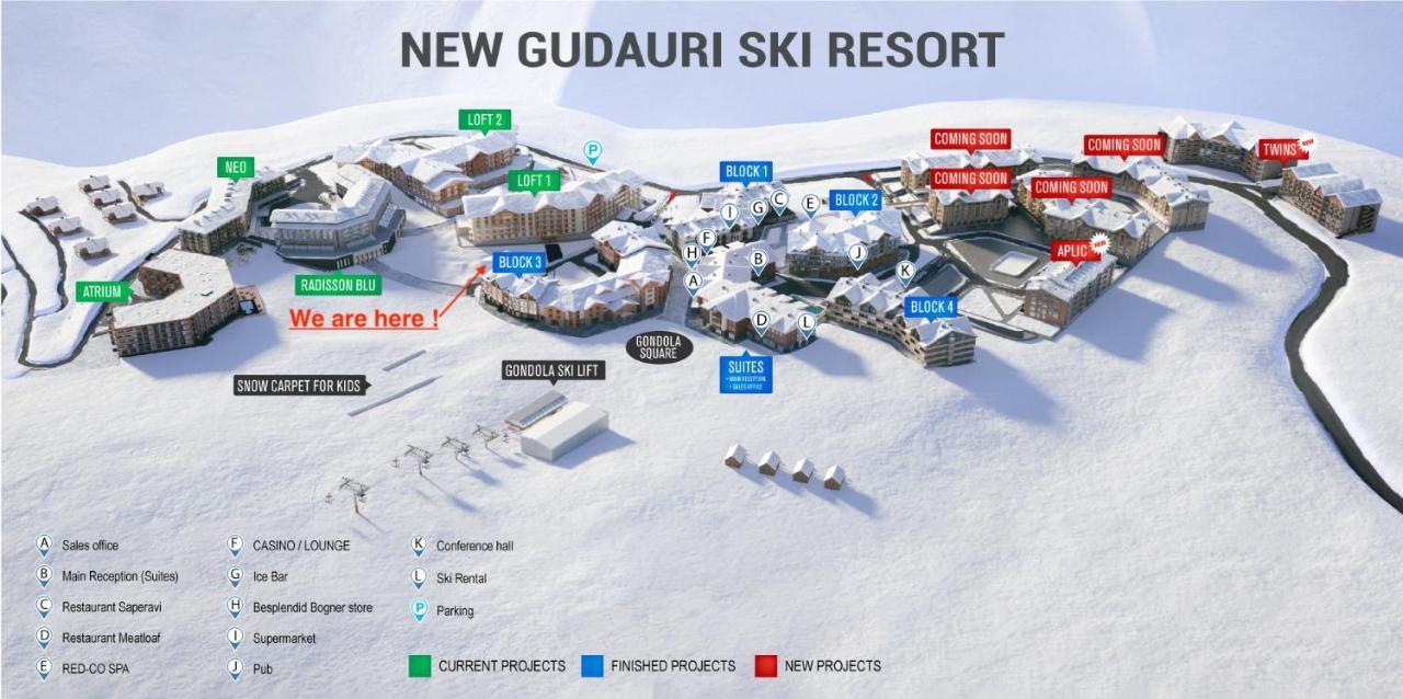 Duplex Apartment In New Gudauri Near Gondola Kültér fotó